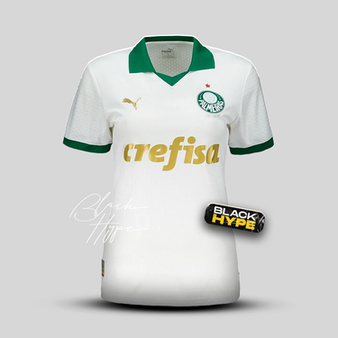 Camisa Feminina do Palmeiras Away 24/25 - Branca