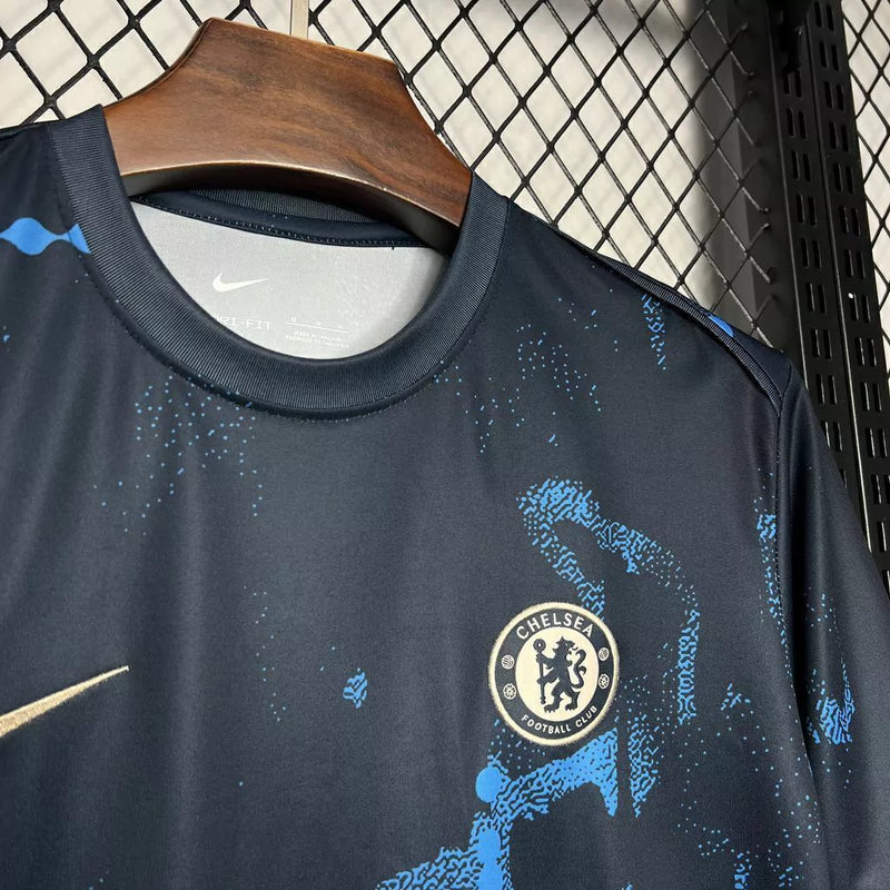 Camisa Chelsea Pré Jogo 24/25 - Azul