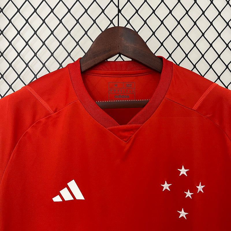 Camisa 24∕25 Cruzeiro Training Wear Red  All sponsors