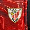 Camisa Athletic Bilbao 24/25 - Preto e Vermelho