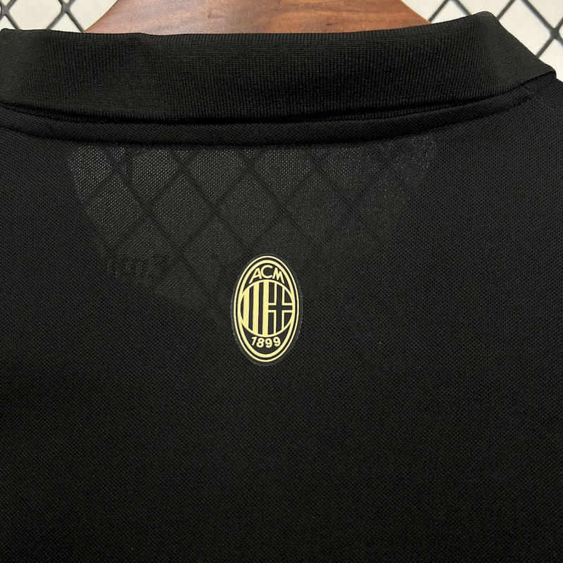 Camisa AC Milan 24/25 125th Black Goalkeeper Retro
