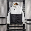 Corta Vento Adidas 24/25 - Branco e Preto