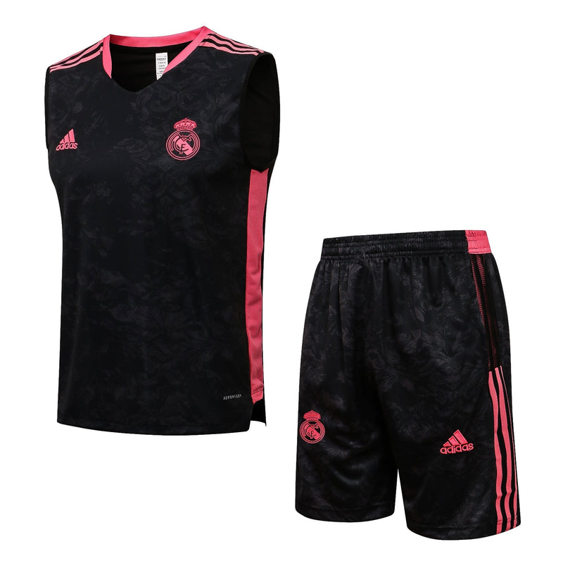 Conjunto Regata Real Madrid - Preto e Rosa