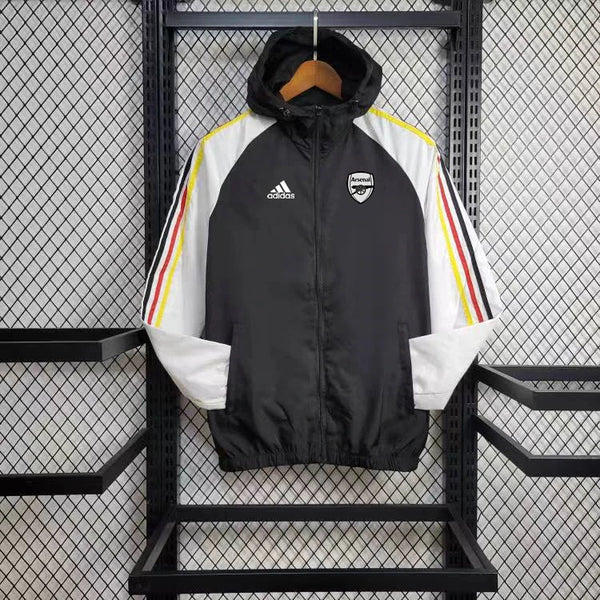 Corta Vento Arsenal 24/25 - Preto e Branco
