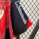 Camisa Athletic Bilbao 24/25 - Preto e Vermelho