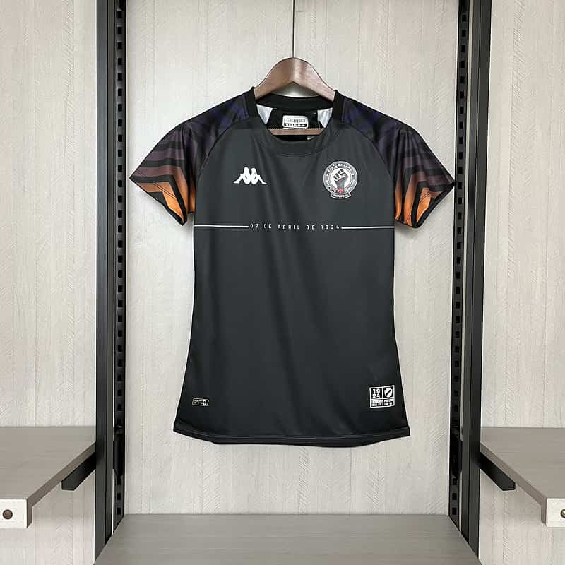 24∕25 Women Vasco da Gama Black Jersey S-XXL(E7E5)