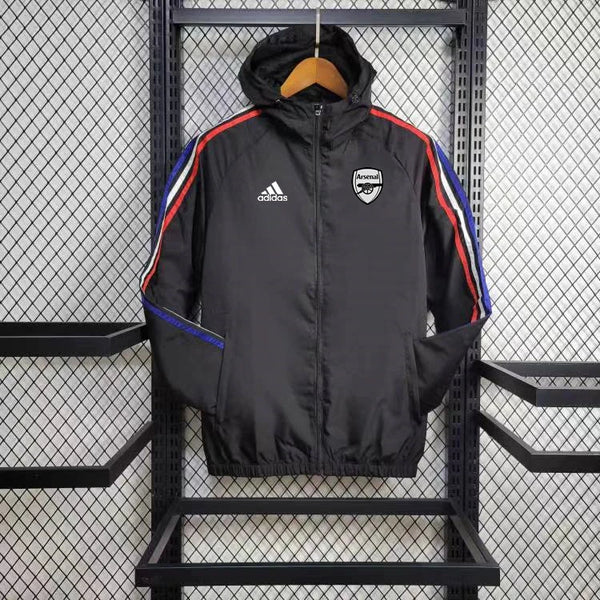 Corta Vento Arsenal 24/25 - Preto e Vermelho