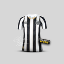 Conjunto Infantil Santos II 24/25 - Branco e Preto