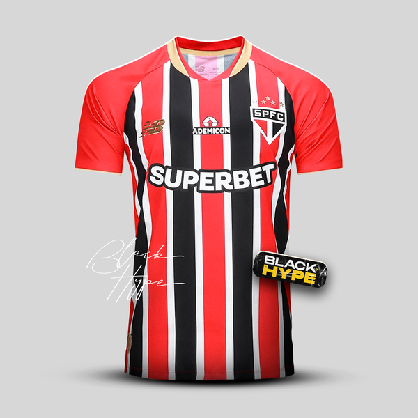 Camisa São Paulo FC Away 25/26 - Vermelha e Branca