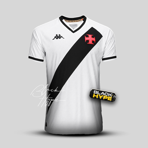Camisa Vasco Away 25/26 - Branca e Preta