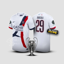 Camisa Barcola PSG 24/25 Away - Champions League