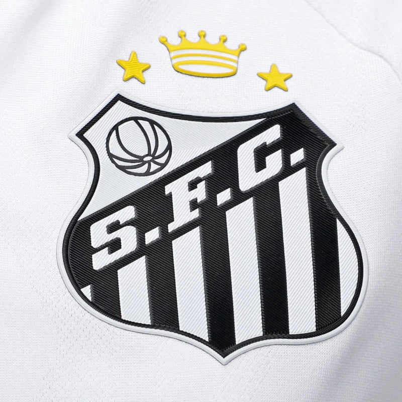 Conjunto Infantil Santos I 25/26 - Branco