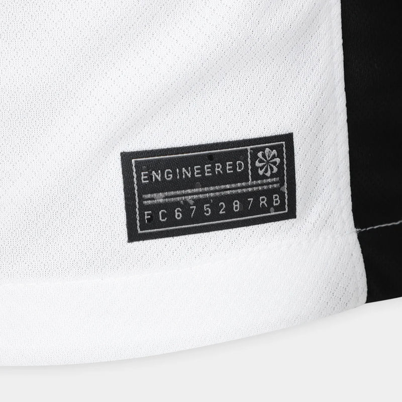 Conjunto Infantil Corinthians Home I 25/26 - Branco e Preto