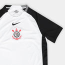 Conjunto Infantil Corinthians Home I 25/26 - Branco e Preto