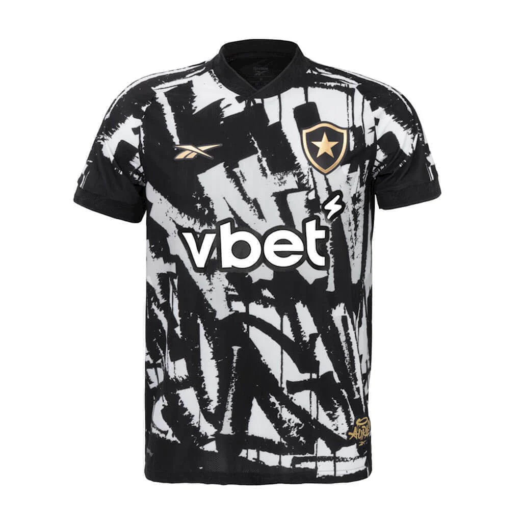 Camisa Botafogo 4th 25/26 - Preta e Branca