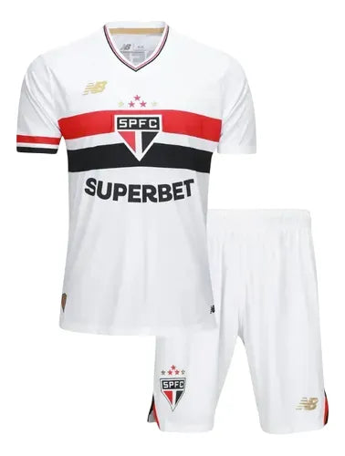 Conjunto Infantil Tricolor I 25/26 - Branco
