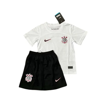 Conjunto Infantil Corinthians I 23/24 - Branco