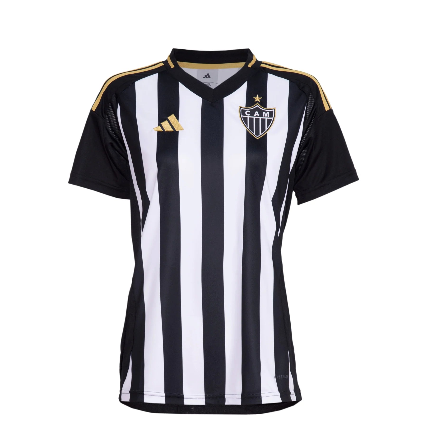 Camisa Atlético Mineiro Feminina Home 25/26 - Preta e Branca