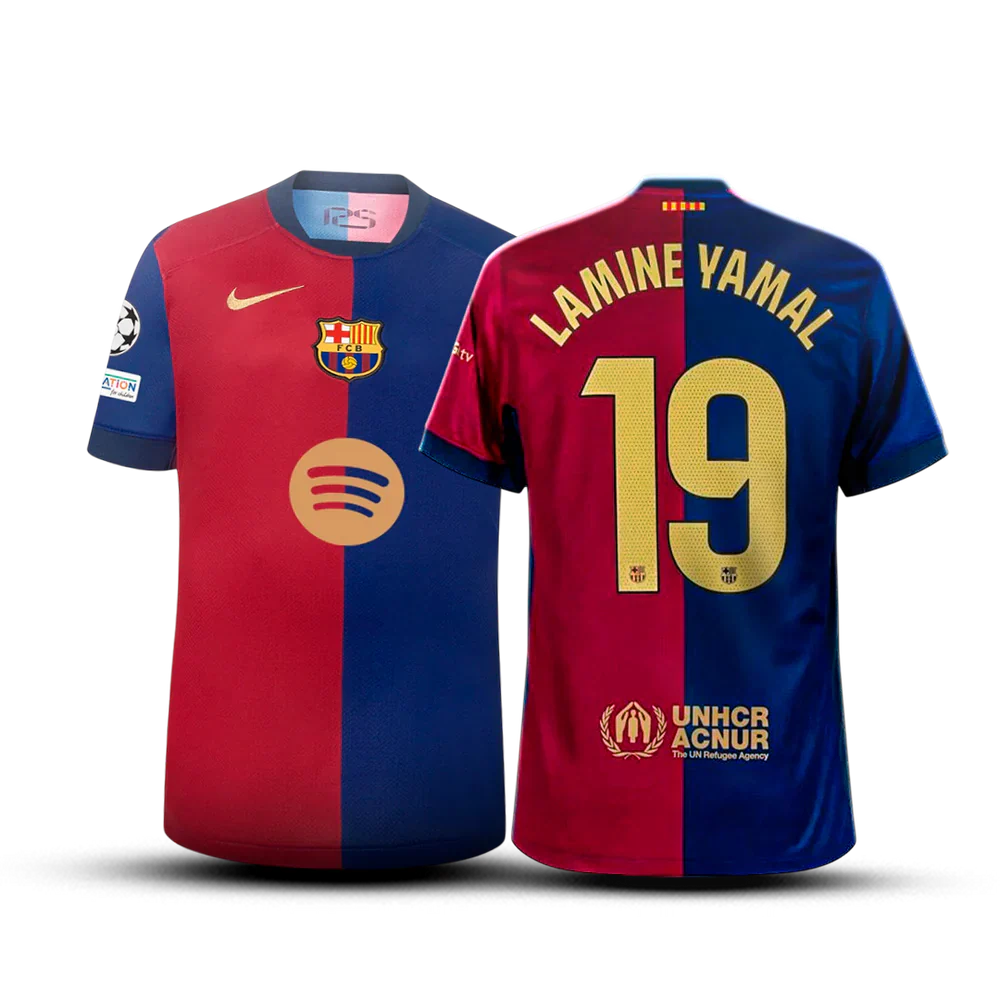 Lamine Yamal Camisa Barcelona 24/25 Home I - Spotify