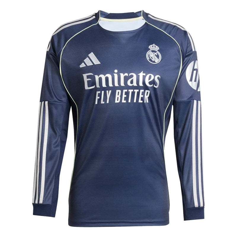 Camisa 25∕26 Real Madrid Away Long sleeve
