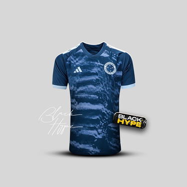 Conjunto Infantil Cruzeiro Third 24/25 - Azul