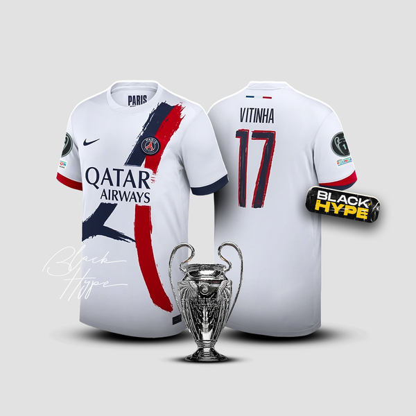 Camisa Vitinha PSG 24/25 Away - Champions League