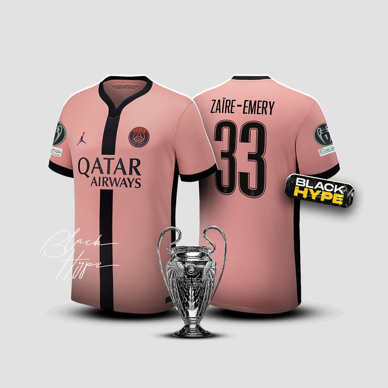 Camisa Zaire Emery PSG 24/25 Third - Champions League