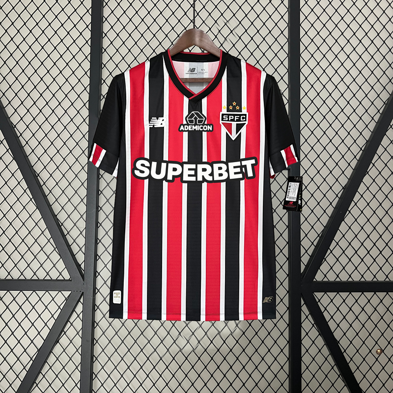 Camisa 24∕25 sao paulo away+All sponsors