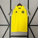Camisa Flamengo Treino 24/25 Amarelo Polo