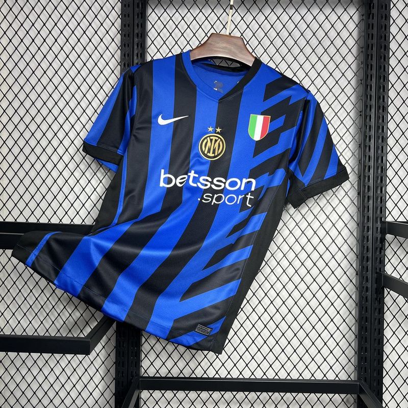 Camisa Inter Milan I 24/25 - Azul e Preto