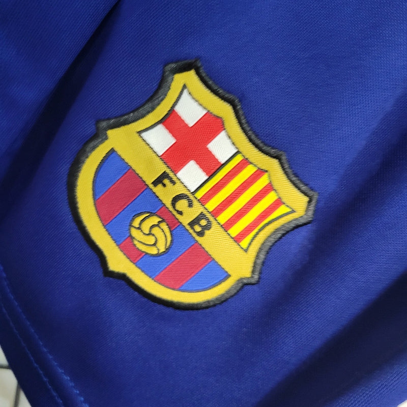 Kit Infantil Barcelona Home 23/24 - Azul/Vermelho