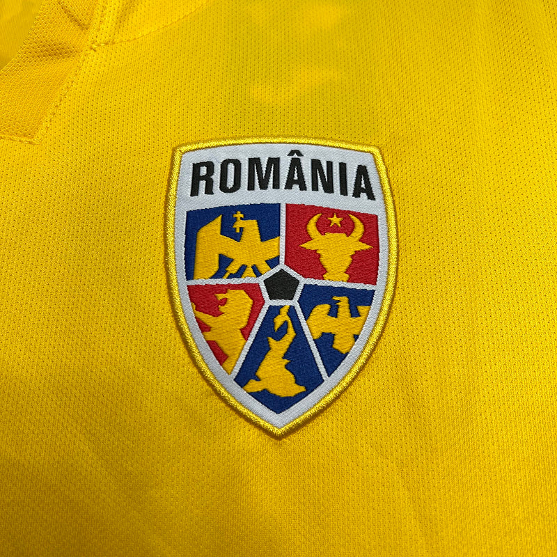 Camisa Seleção Romania l - 24/25 - Amarelo