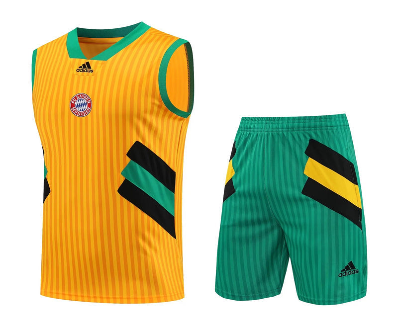 Kit Treino Bayern 23/24 - Amarelo/Verde I