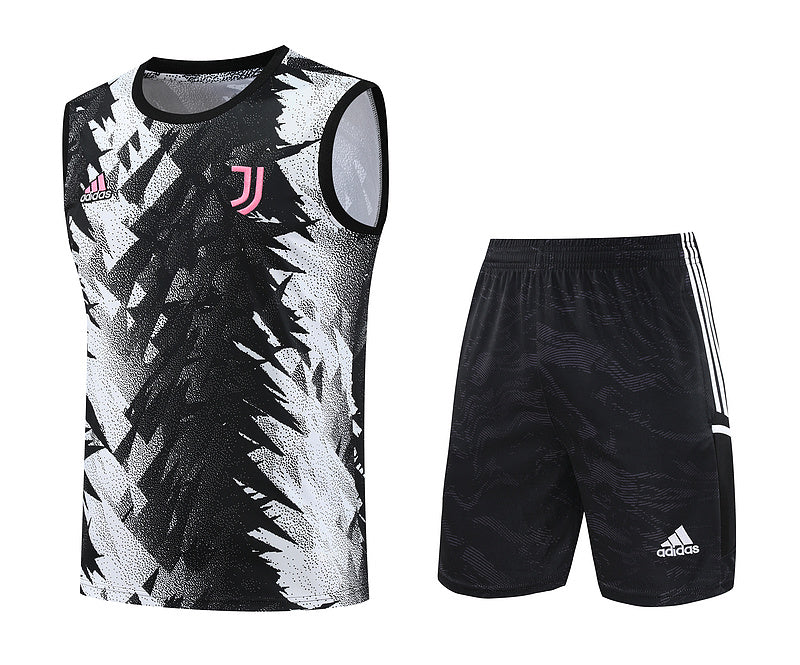 Kit de treino Juventus 23/24 - Branco/Preto I