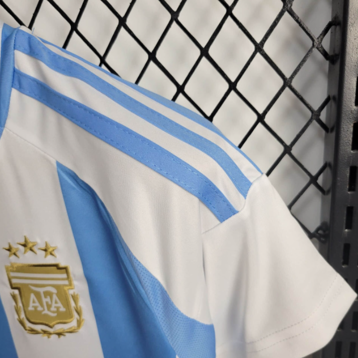 Kids Seleção Argentina l 2024∕25 Branco- Azul