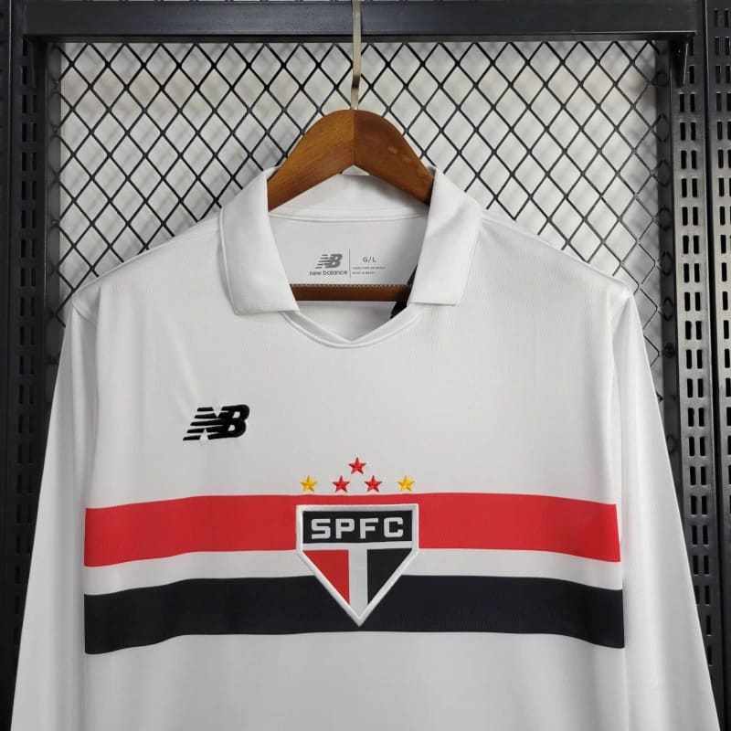 Camisa 24∕25 Manga longa São Paulo Branco