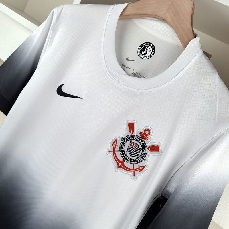 Camisa do Corinthians I 24/25 - Preto e Branco