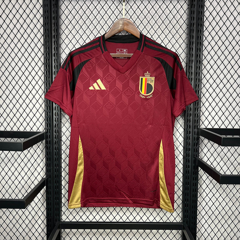 Camisa Bélgica 24/25 Adidas - Vermelha Home