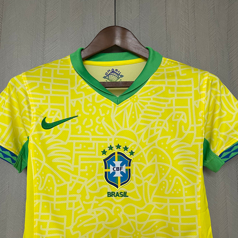 Camisa Feminina Seleção Brasil l 24/25 Nike - Amarelo