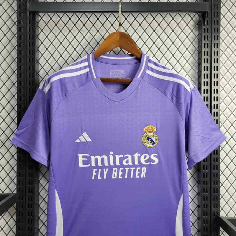 Camisa 24∕25 Real Madrid Roxa