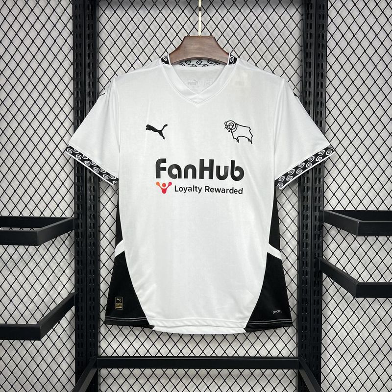 Camisa do Derby County Fc l 24/25 Branco