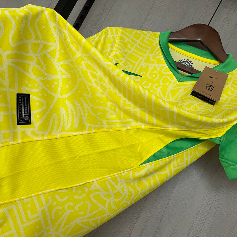 Camisa Feminina Seleção Brasil l 24/25 Nike - Amarelo