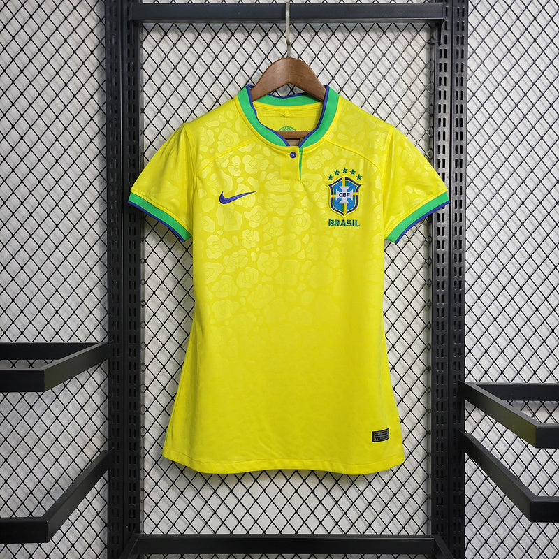 Camisa Seleção Brasil Feminino l 22/23 - Amarelo