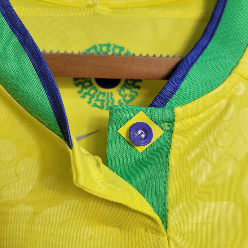 Camisa Seleção Brasil Feminino l 22/23 - Amarelo