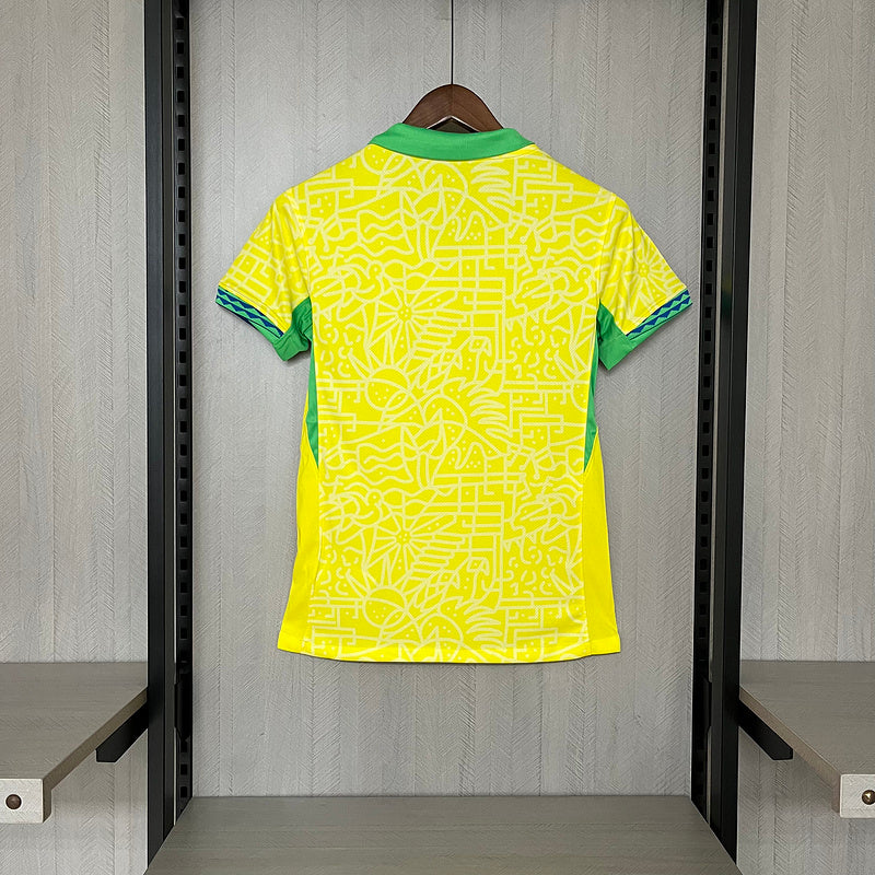 Camisa Feminina Seleção Brasil l 24/25 Nike - Amarelo