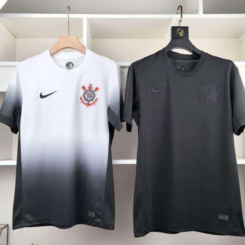 Camisa do Corinthians I 24/25 - Preto e Branco