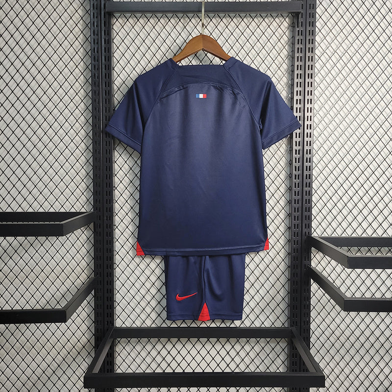 Kit Infantil PSG - Home 23/24 - Azul