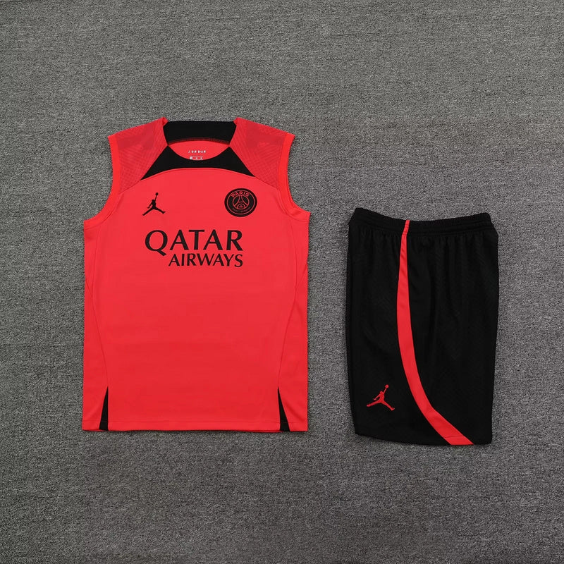 Kit Treino PSG 23/24 - Vermelho