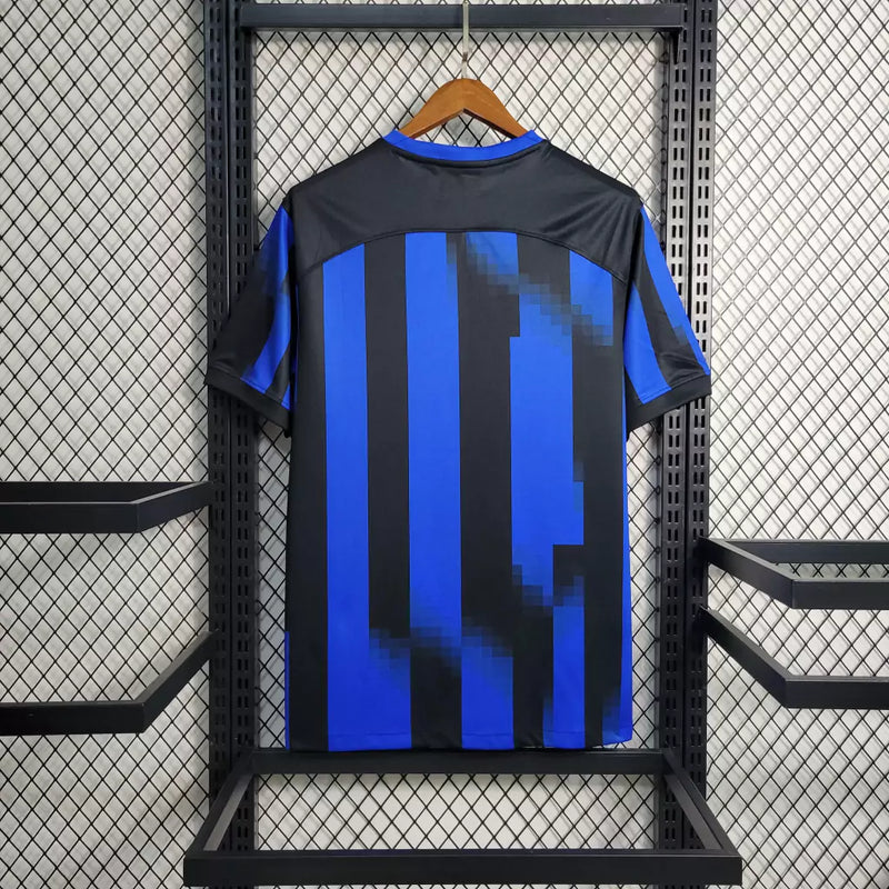 Camisa Inter de Milão Home 24/25 s/n° Torcedor Masculina - Azul e Preto