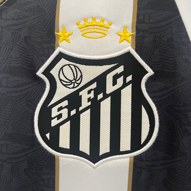 Camisa 24∕25 Santos away all sponsors